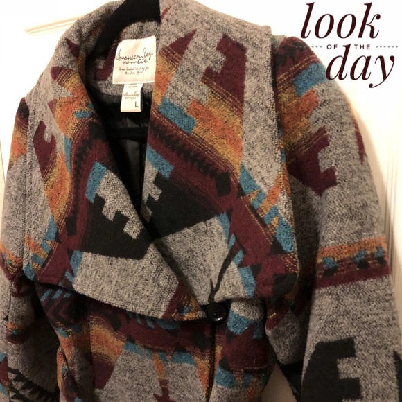 American Rag Jackets & Blazers - American Rag Aztec Coat
